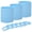 Cambridgeblue, variant on 24 Pcs Silicone Wristbands for Adults, Blank Rubber Bracelets Sports Accessories - Red