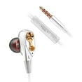 thumbnail image 2 of Injueey CK8 Dual Driver Auriculares Estéreo Bass Sport Running Auriculares HIFI Auriculares Manos libres con micrófono Cables de audio/vídeo Blanco 1.2 m, 2 of 6