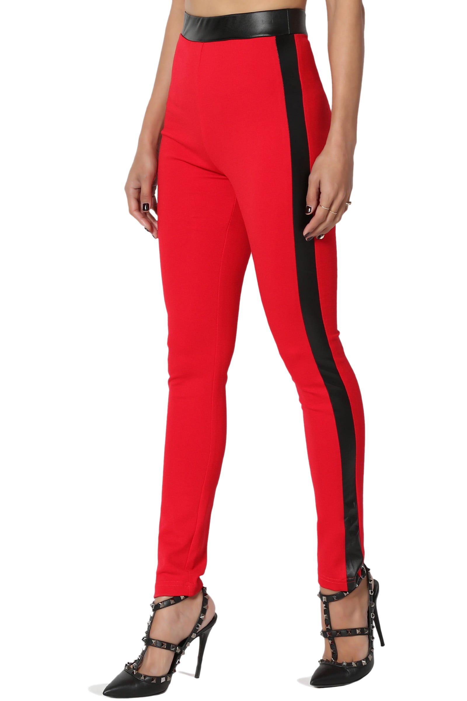 high waist ponte skinny pant
