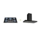 thumbnail image 1 of Combo Parrilla a Gas 5 Quemadores AVERA Campana Extractora de Isla 90 cm VT5CEN90B/Gas Natural y Gas LP/Vidrio Templado, 1 of 6