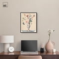 thumbnail image 3 of Vase with flowers 1850 Canvas Vintage Botanical by Art Remedy, Black Frame, 16 x 20, 3 of 7