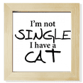 thumbnail image 1 of Cadre Photo Carré pour Mur Ou Table avec Chats Accompagnés, 1 of 3