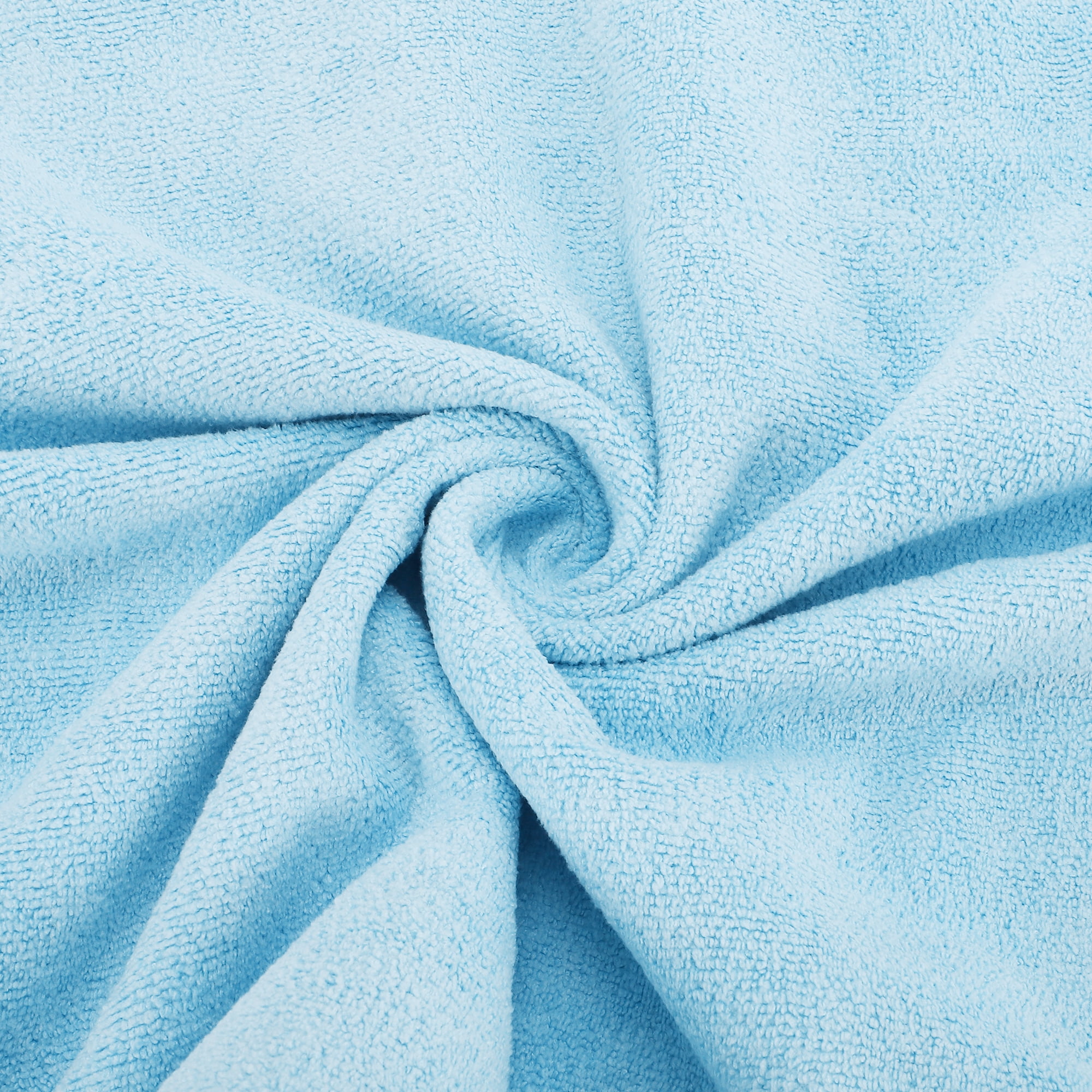 Unique Bargains Dog Bathrobe Soft Dog Towel Absorbent Dog Coat Bath Robe XS Blue