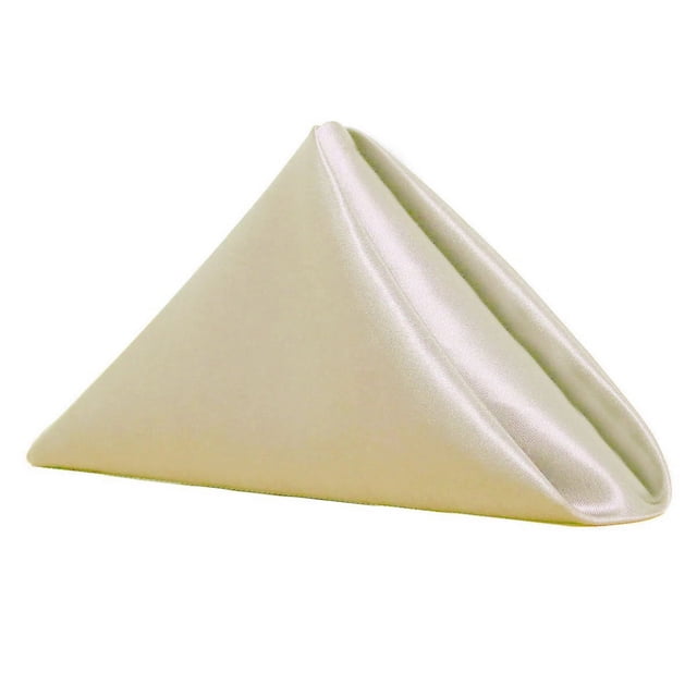 CSChome Cloth Napkin Soft Fabric Dinner Napkins Set Careful Trim Square Shape for Hotel and Lunch