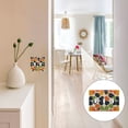 thumbnail image 7 of Yayeee Toggle Light Switch Wall Plate 2-Gang 4.56"x4.48" Decorative Outlet Cover, Black Clover Pattern, 7 of 7