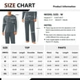 thumbnail image 6 of Iceglad Men's Pajama Set Soft Ribbed Knit Long Sleeve Top and Pants Mens Loungewear 2 Piece Sleep Set, 6 of 8