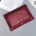 thumbnail image 1 of Bolsa para documentos con tres agujeros, bolsa para bolígrafos, de tela Oxford, con cierre de cremallera, bolsa de papelería B5 para oficina, bolsa de lápices de gran capacidad, bolsa de, 1 of 1