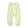 thumbnail image 2 of THJRPQJFD Toddler Kids Fleece Joggers Cute Print Casual Baggy Wide Leg Sweatpants Trendy Elastic High Waist Sweat Pants Girls Boys Athletic Bottom with Pockets, 2 of 4