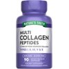 Multi Collagen Protein | 90 Capsules | Type I, II, III, V, X | Collagen Peptide | by Nature's Truth