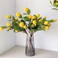 thumbnail image 1 of Fake Lemon Branch,Artificial Lemon Branch 65cm Artificial Lemon Branch Lemon Branches True to Its Promise, 1 of 5
