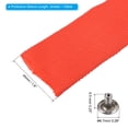 thumbnail image 2 of Uxcell 10Ft Polyester Rope Protector Sleeve 45mm Width Cable Lines Protective Cover, Red, 2 of 6