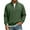 Army Green, variant on Men's Casual Loose Fit Sweatshirt with Raglan Stitching and Stand Collar Zipper, Relaxed Pullover for Everyday Wear and Outdoor Activities,Army Green,L