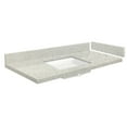 thumbnail image 1 of Transolid VT31x22-1KU-4N-A-W-4 31 in. D Quartz Vanity Top with 4 in. Centerset and Rectangular Undermount Sink, Almond Delite, 1 of 6