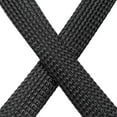 thumbnail image 4 of 50 Ft - 3/4 In Expandable Braided Cable Sleeving, PET Cable Management, Wire Wrap Loom Tube, Black, 4 of 7