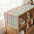 thumbnail image 6 of Table Runners 90 Inches Long Dress Scarves, Colorful Grid Plaid Farmhouse Coffee/Dining/Kitchen Table Runner for Living Room, Country Vintage Simple Geometric 13x90 Inch, 6 of 9