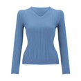 thumbnail image 5 of IMENGL Chandail en Tricot de Laine Filée à la Main, Bleu TG, Taille m-2TG, 5 of 5