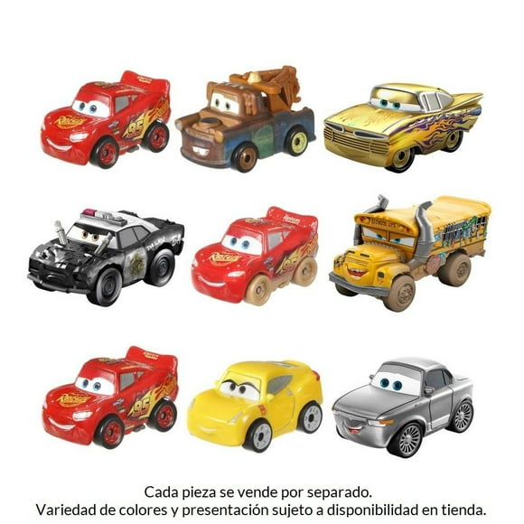 Vehículo de Juguete Mattel Cars de Disney y Pixar Paquete de 3