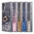 thumbnail image 2 of Liquid Glitter Sparkle Ring Stand Back Case for Samsung Galaxy S22, 2 of 7