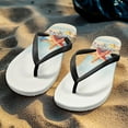 thumbnail image 5 of Chririnla Flip Flops for Women Take Me To The Beach Arch Support Waterproof Shower Shoes for Daily Walking, 5 of 7