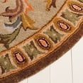 thumbnail image 5 of SAFAVIEH Classic Kirsteen Oriental Wool Area Rug, Beige/Olive, 7'6" x 9'6" Oval, 5 of 14