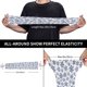 thumbnail image 3 of Balery Dark Blue Snowflakes Mangas Refrescantes para Brazos para Hombre y Mujer – Transpirables y Absorbentes de Humedad para Mujeres, Hombres y Niños, 3 of 7
