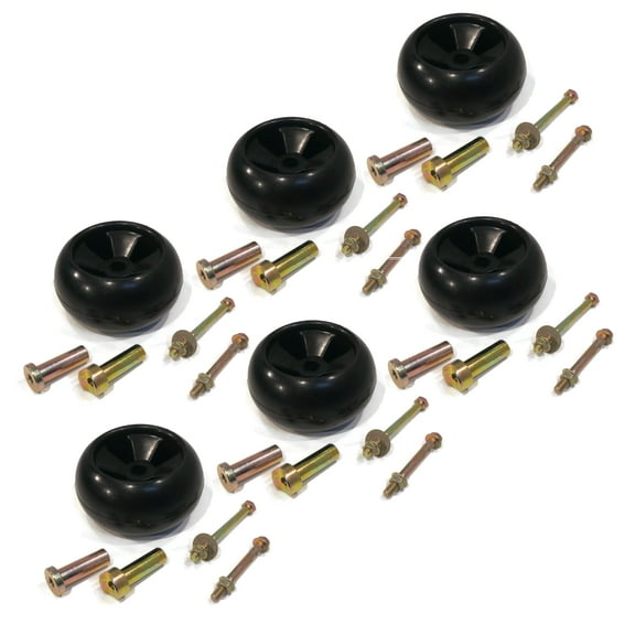 The ROP Shop (Pack of 6) Deck Wheel Kit for Oregon 72-165, 72165 & John Deere M84690 Mower