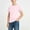 Pink, variant on HOMADLES Boys Tee Shirts Short Sleeve 1-15Y, Crewneck Stretch Soft Solid Tee Summer Pullover School Shirts Purple 7-8 T