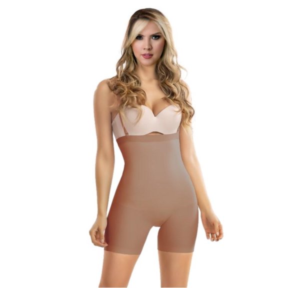 Faja Seamless Tummy Control Shapewear with Butt lifting Shorts Thigh Slimmer