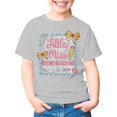 thumbnail image 3 of SGMVNU Back to School Shirts for Kids Girls Second Grade Cute Graphic Tee Shirt Short Sleeve Crewneck Casual Top, Size 11-12 Years, Grey, 3 of 7
