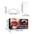 thumbnail image 2 of Vampire Fangs Teeth with Adhesive, Halloween Party Cosplay Props Accessories, Fake Vampire Teeth Party Favors Werewolf Fangs Vampire Dentures for Adults Kids, 2 of 11