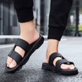 thumbnail image 3 of Zapatillas de estilo para hombre, ropa de calle, verano, moda, suela gruesa, hogar, deportes, playa, sandalias y zapatillas de una palabra para hombre, 3 of 5