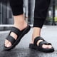 thumbnail image 3 of Zapatillas de estilo para hombre, ropa de calle, verano, moda, suela gruesa, hogar, deportes, playa, sandalias y zapatillas de una palabra para hombre, 3 of 5