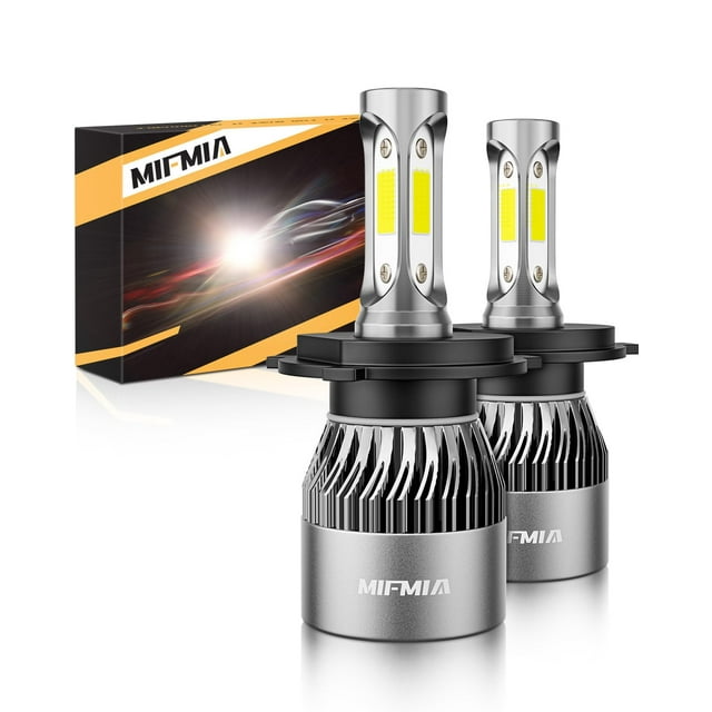 Bombillas LED MIFMIA H4 9003 6000K 36000LM Paquete de 2 Impermeables