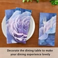 thumbnail image 7 of GZHJMY Purple Rose Cloth Napkins Set of 4,Reusable Washable Polyester Dinner Table Napkins for Kitchen,Dining,Restaurant,Party Decoration, 7 of 7