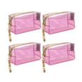 thumbnail image 1 of Lojalitet Bolsa de cosméticos transparente de PVC de 4 piezas, bolsa de cosméticos portátil, 1 of 5