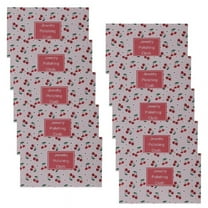 10 Pieces Non Toxic Tarnish Remover Jewelry Cleaning Cloths Watches and Silverware Polishing Cloth Cherry for Necklace