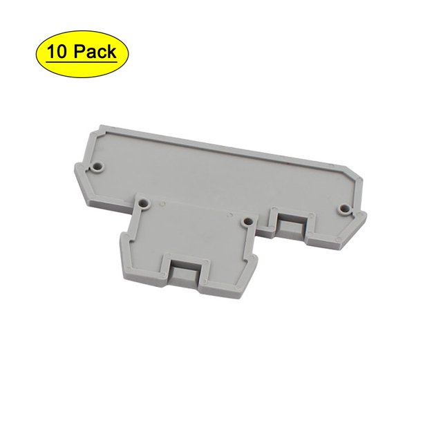 10Pcs DMBKKB2.5 DIN Rail Terminal Block End Plate Covers Protectors
