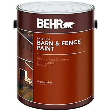 BEHR 1-gal. Red Exterior Barn and Fence Paint (Best Price Fence Paint)