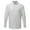 Silver/White, variant on Premier Mens Maxton Check Long Sleeve Shirt