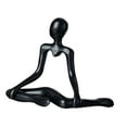 thumbnail image 2 of DOLITY Statue Penseur Sculpture Abstraite pour Armoire Table à Manger Centre de Table Noir, 2 of 9