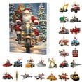 thumbnail image 1 of Puntoco 2024 Cuenta regresiva para Navidad Dibujos animados Transporte en automóvil Colgante Regalo de Navidad Caja de regalo Caja de persianas, 1 of 9