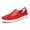 Red, variant on Men's Casual Loafers Slip On Leather Shoes Comfortable Lightweight Driving Shoes Male Moccasins Classic Penny Loafer Flats Boat Shoes Outdoor Walking Shoes