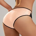thumbnail image 6 of Byworldtasic Womens Breathable Underwear Womens Seamless Panties Sexy Hipsters Bikinis Briefs Comft Soft Stretch Briefs Light Leaks Protection Underwear, 6 of 7