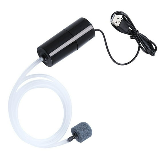 USB Oxygen Pump for Aquariums Mini Bubbler for Fish Tanks Portable Oxygenator