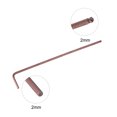 thumbnail image 3 of Uxcell 2mm Ball End Hex Wrench, L Shaped Long Arm S2 Steel Repairing Tool, Metric, 3 of 5