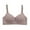 Khaki, variant on Loopsun Plus Size Bras for Women, Womens Oversized Bra Thin Cotton Cup Gathered Underwear Bra Large Chest Small Appearance Gray S