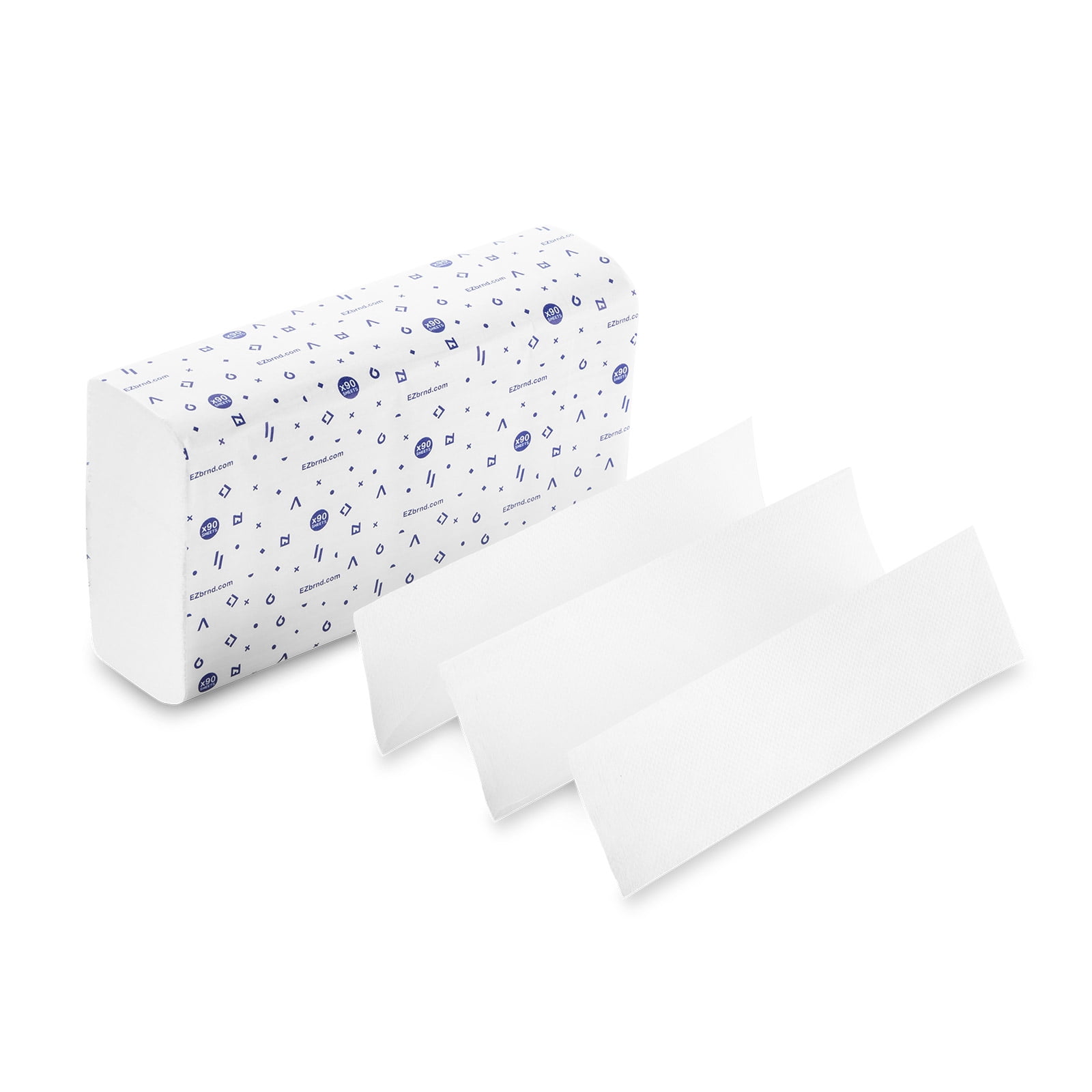 EZbrnd Premium Soft 2ply+ SLIMFOLD Paper Towels, 90 sheets x 20 pk, P2F5 (04442)