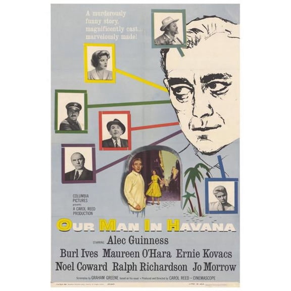 Pop Culture Graphics Our Man in Havana Movie Poster Print