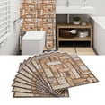 thumbnail image 4 of Self-Adhesive 3D Tile Sticker Waterproof PVC Wallpaper for Kitchen Bathroom Wall Decor, 4 of 5