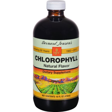 Bernard Jensen Chlorophyll Natural Liquid - 16 fl (Best Time To Take Liquid Chlorophyll)